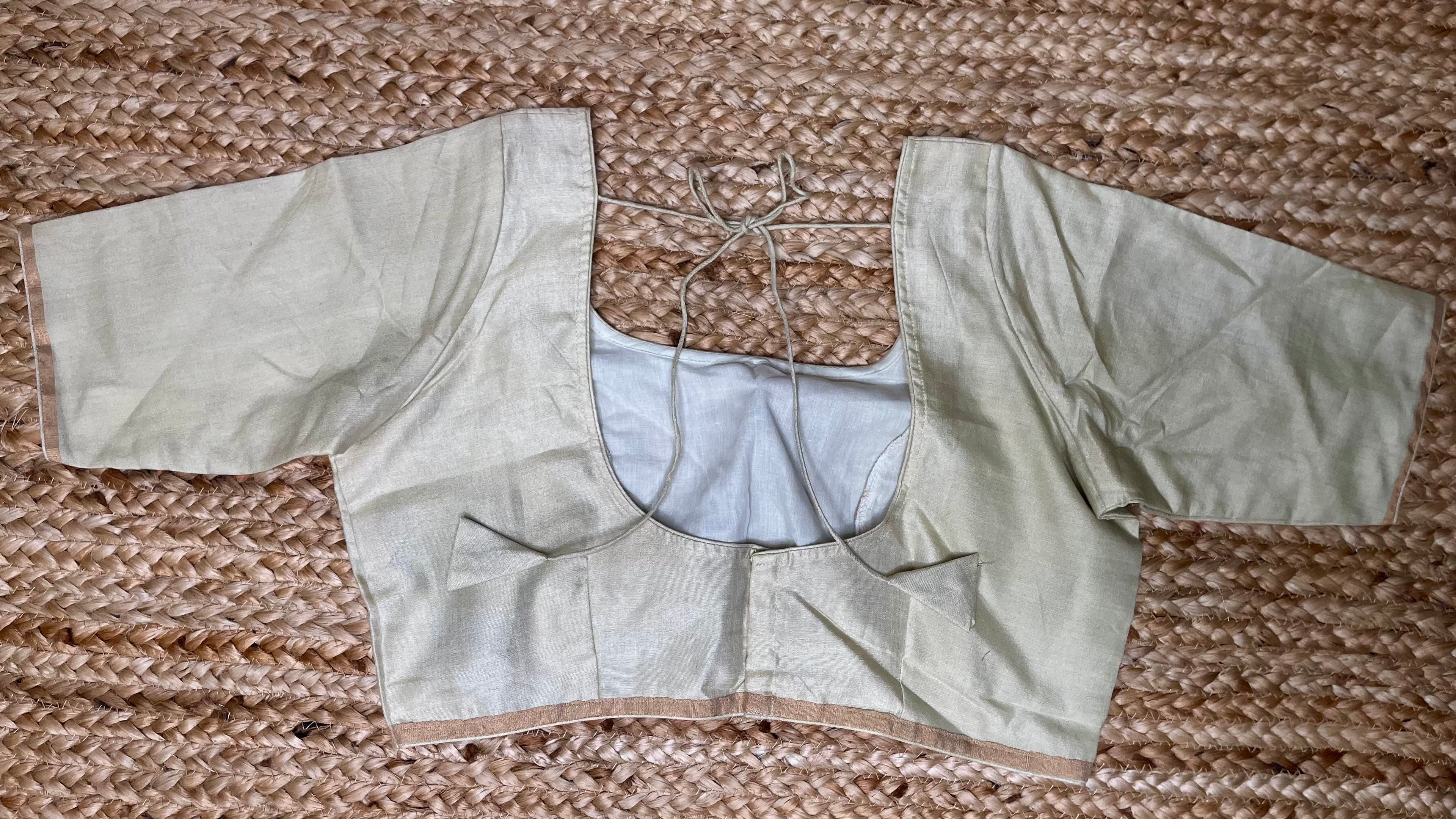 Cream blouse