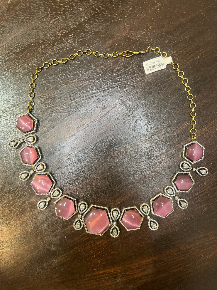 Necklace with earring