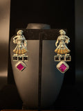Dual tone earring