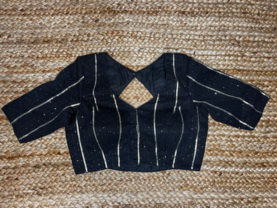 Black gotta work blouse