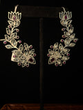 Silver ear cuff