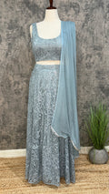 Lace Palzzo and crop top