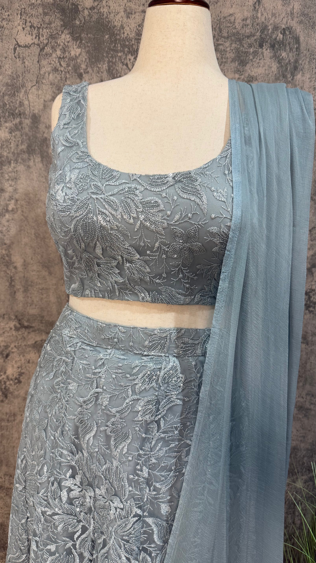 Lace Palzzo and crop top