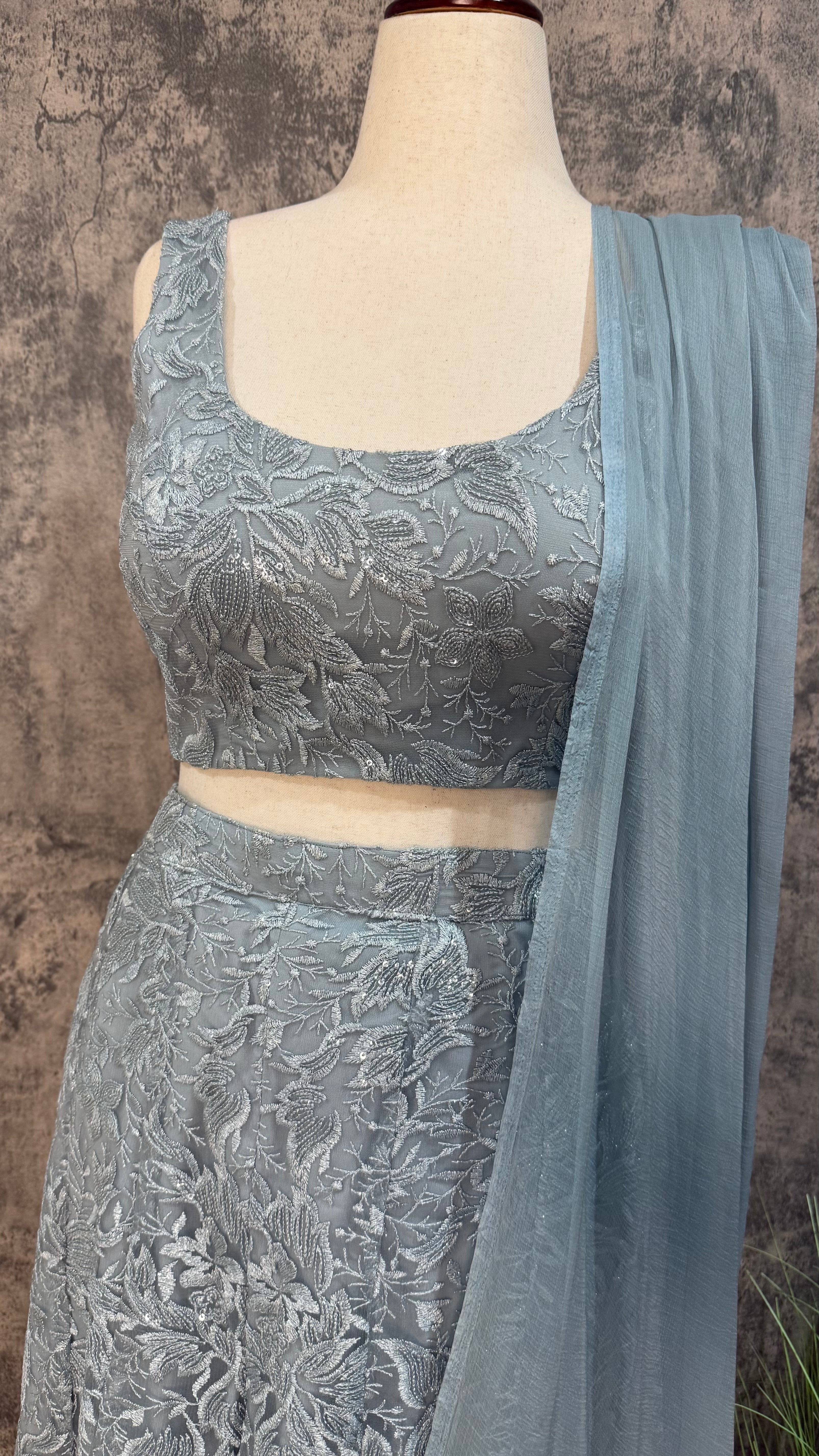 Lace Palzzo and crop top