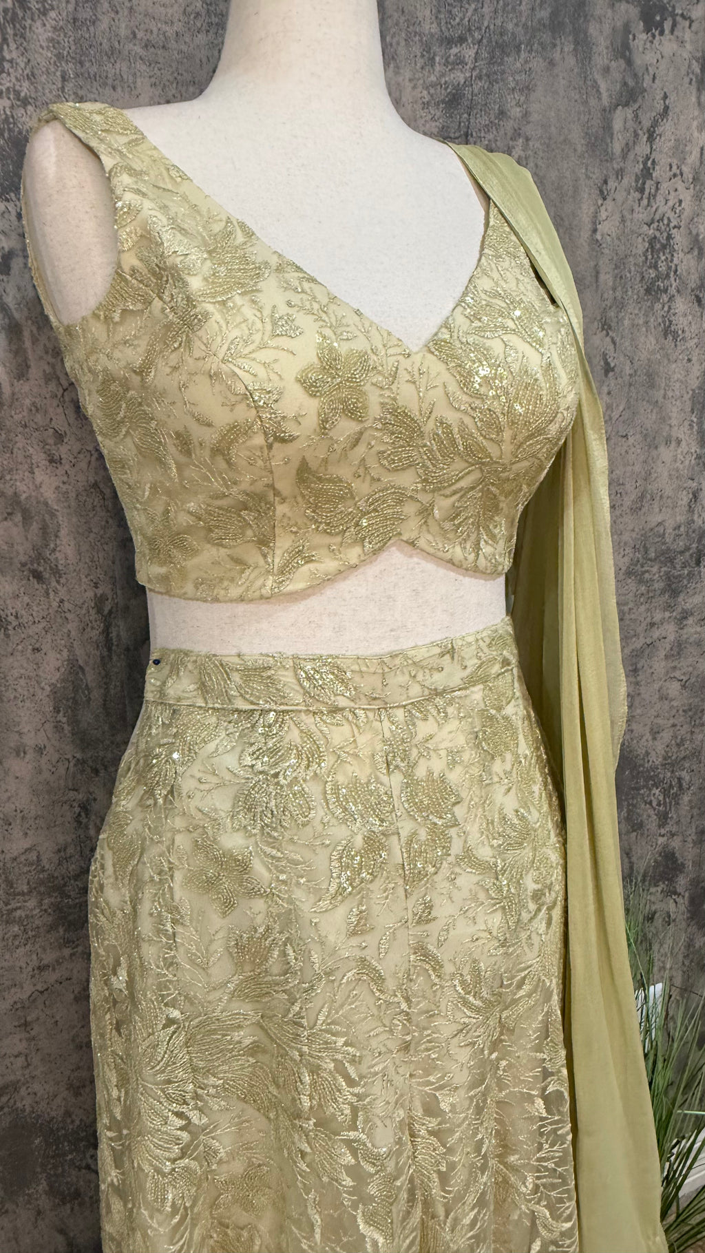Lace Palzzo and crop top