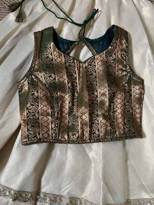 Onam skirt and blouse - 5 yr