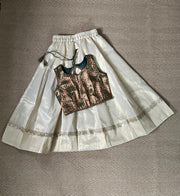 Onam skirt and blouse - 5 yr