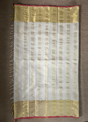 Handloom kerela saree with stitiched blouse