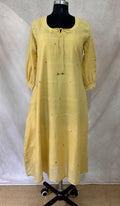Handloom jamdani cotton dress