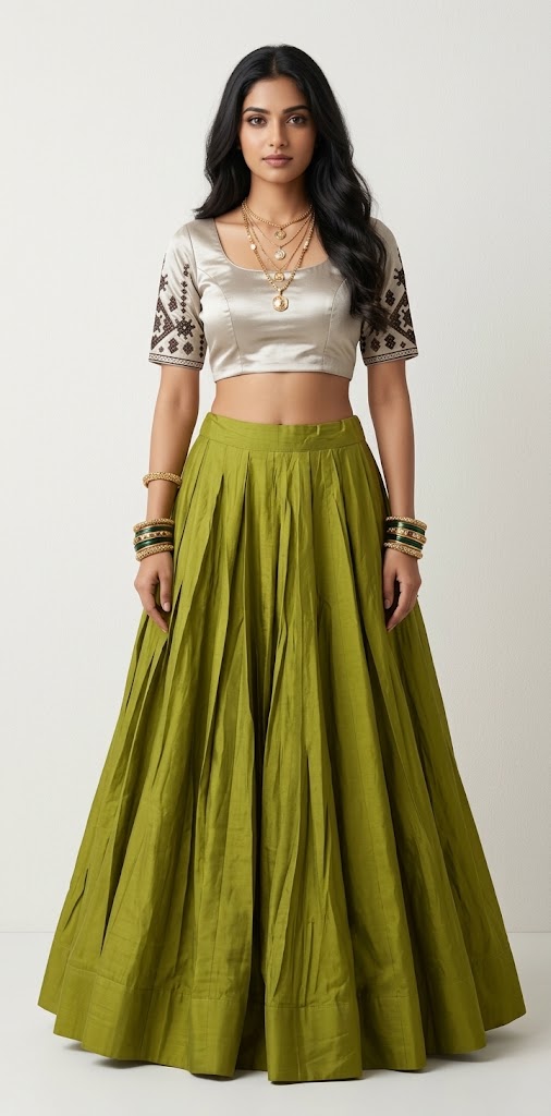 8 m flare navrathri skirt