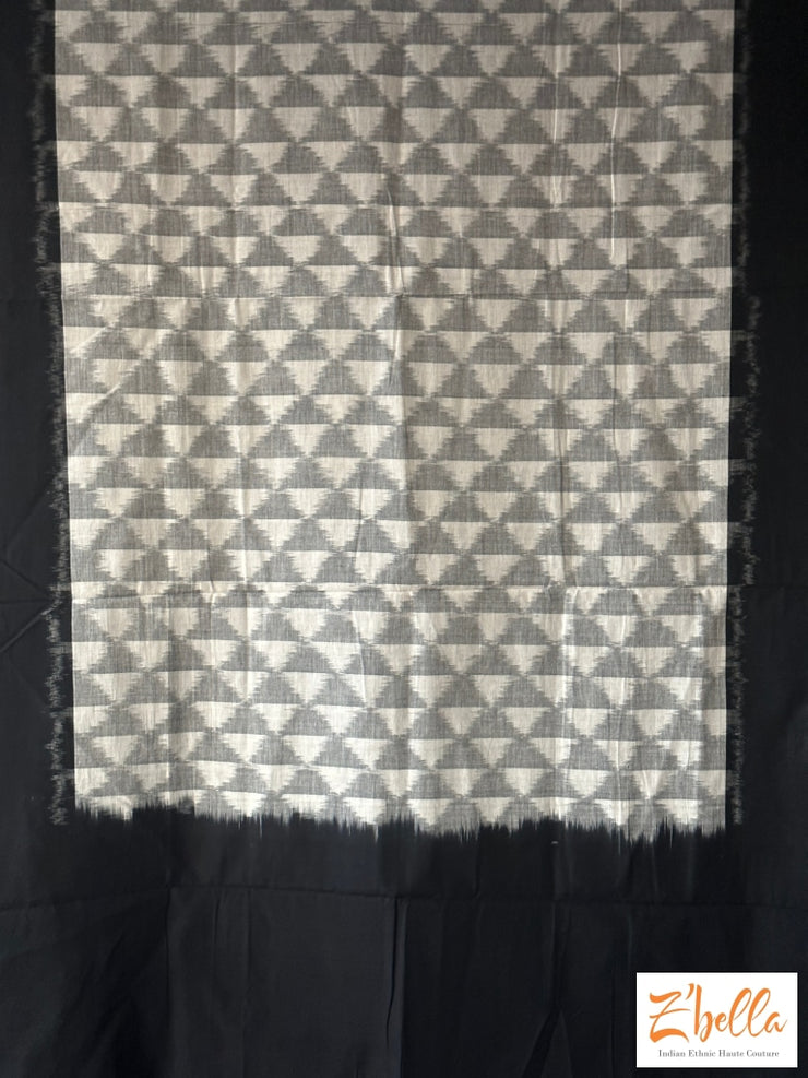 Cotton Double Ikkat Weave Dupatta Dupatta