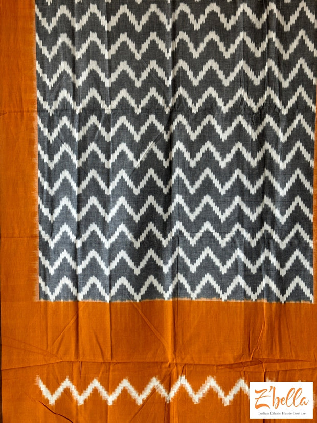 Cotton Double Ikkat Weave Dupatta Dupatta
