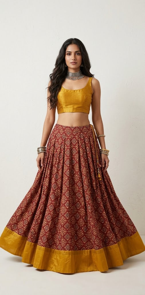 8 m flare navrathri skirt
