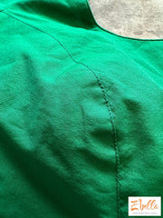 Green Cotton Blouse Blouse