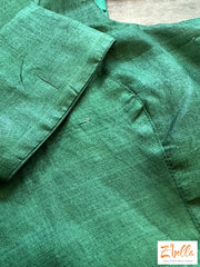 Green Silk Blouse Blouse