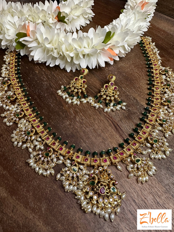 Guttapusalu With Earring Necklace