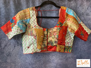 Kantha And Mirror Work Blouse Blouse
