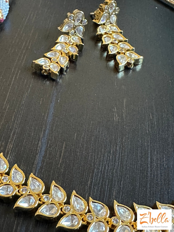 Kundan Necklace With Earring Necklace