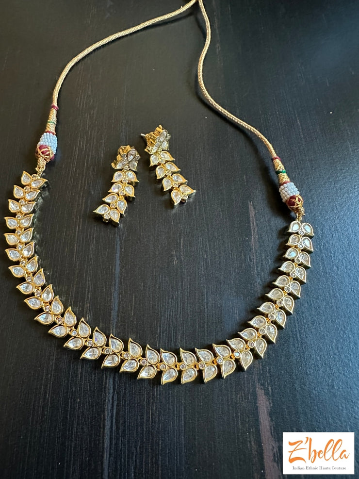 Kundan Necklace With Earring Necklace