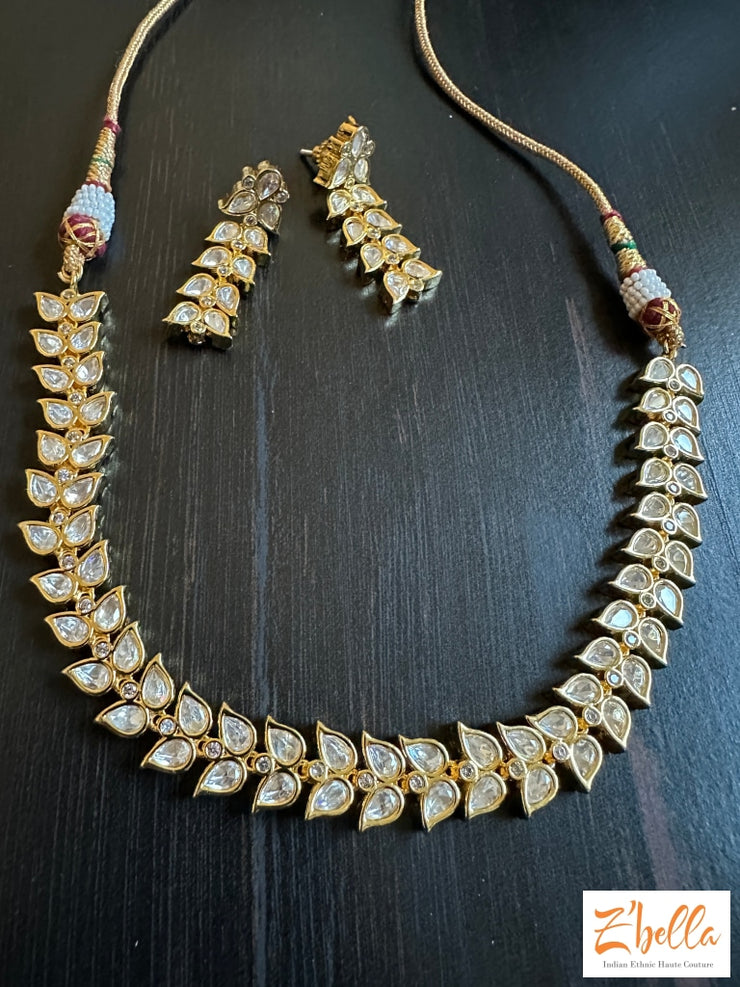 Kundan Necklace With Earring Necklace