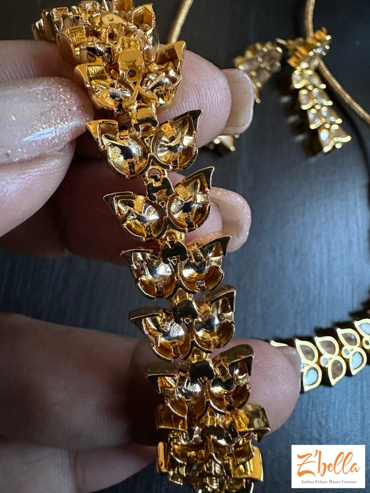 Kundan Necklace With Earring Necklace