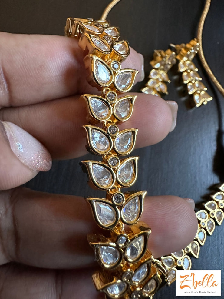 Kundan Necklace With Earring Necklace
