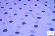 Lilac Color Saree With Violet Polka No Bp Saree