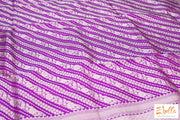 Majenta Handwoven Pure Katan Silk Saree With Stitched Blouse Saree