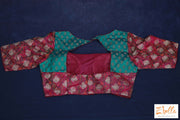 Maroon Raw Silk Blouse Blouse