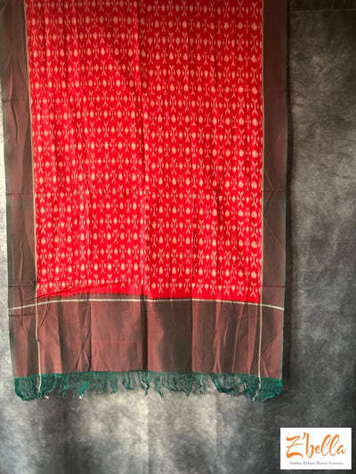 Mercerised Cotton Ikkat Dupatta Dupatta