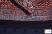 Modal Silk Saree With Mirror Work Stitched Blouse Saree