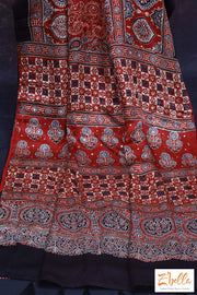 Modal Silk Saree With Mirror Work Stitched Blouse Saree