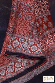 Modal Silk Saree With Mirror Work Stitched Blouse Saree