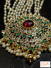 Pendant With Pearl Chain Earring Necklace