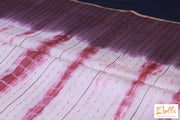 Pink And Brwon Combo Cotton Saree With Shibori Print Bp Saree