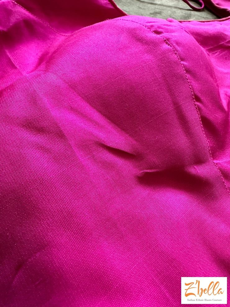 Pink Silk Blouse Blouse
