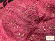 Dusty Pink Sleevelss Blouse With Emroidery Blouse
