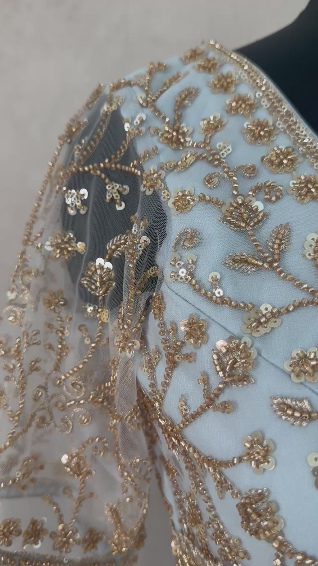 Heavy Embroidered Net Saree with stitched blouse and under skirt