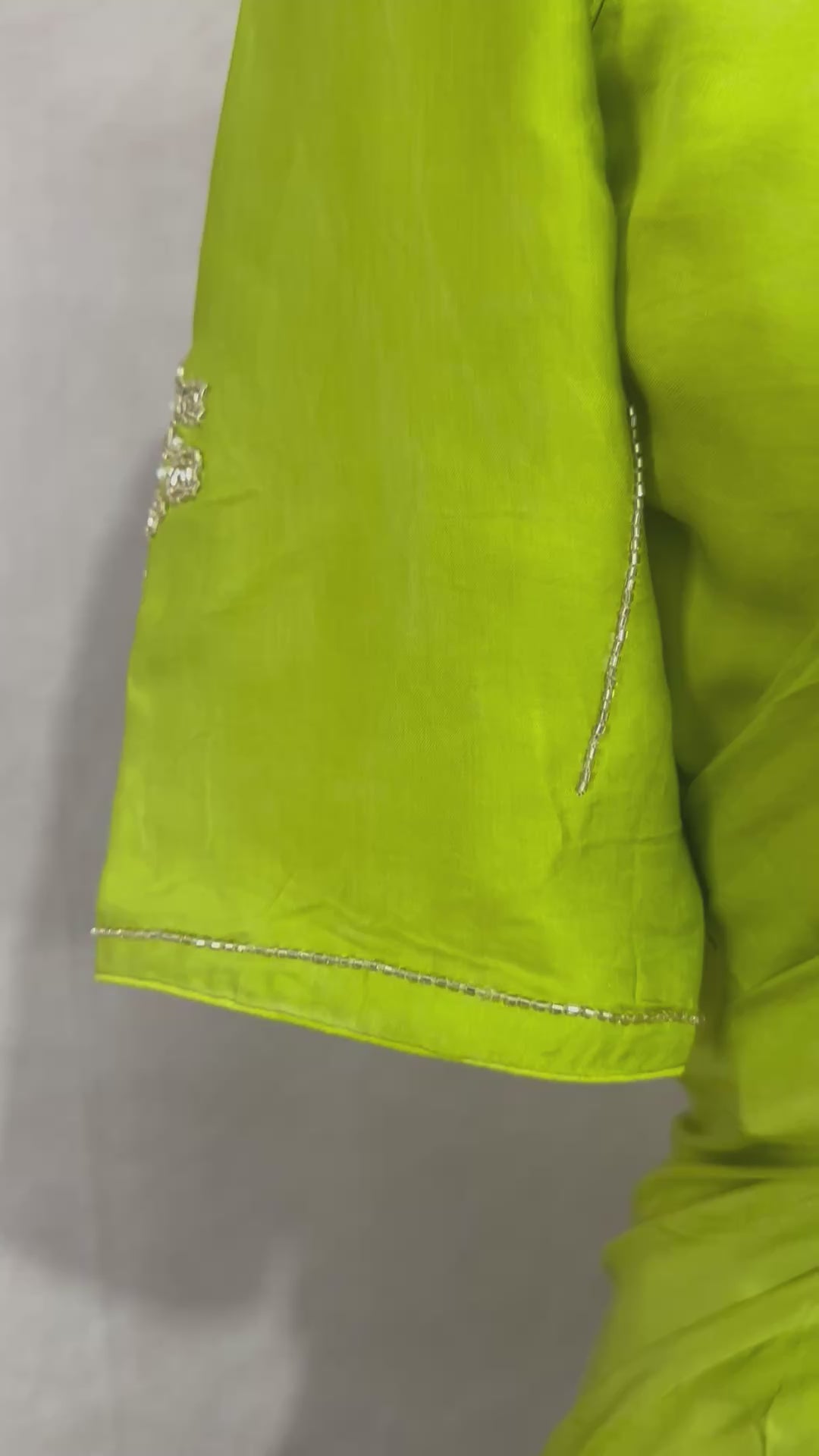 Modal silk saree with hand embroidery and stitched blouse