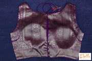 Purple Silk Blouse Blouse