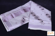 Rose Gold Tissue Set Saree With Embroidery Set Saree