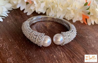 Silver Finish Openable Bracelet Bangles