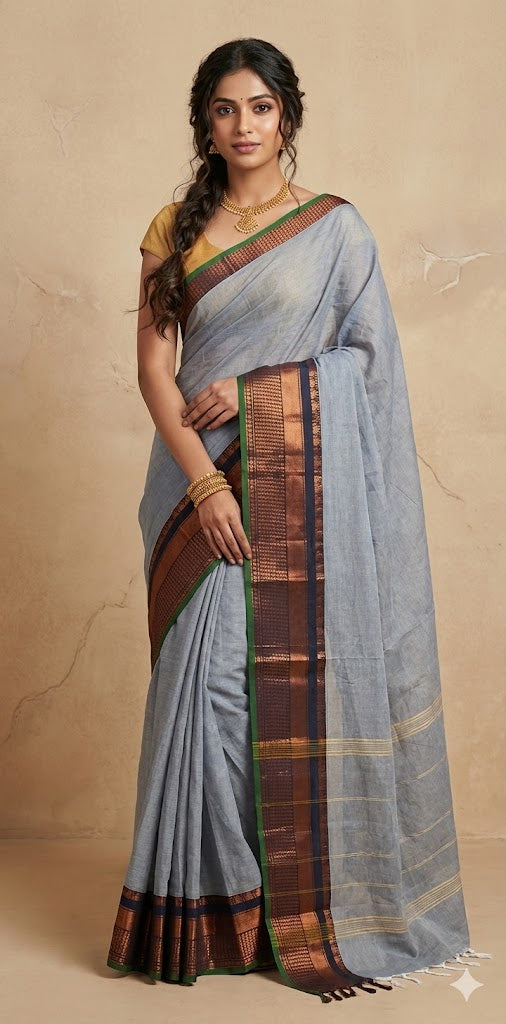 Kanchivaram cotton sarees, NO BP
