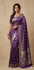 Dola silk saree with stitched blouse