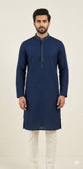 Navy blue kurta - 40