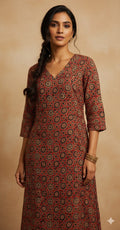 Modal silk kurti