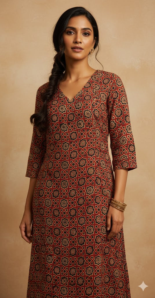 Modal silk kurti