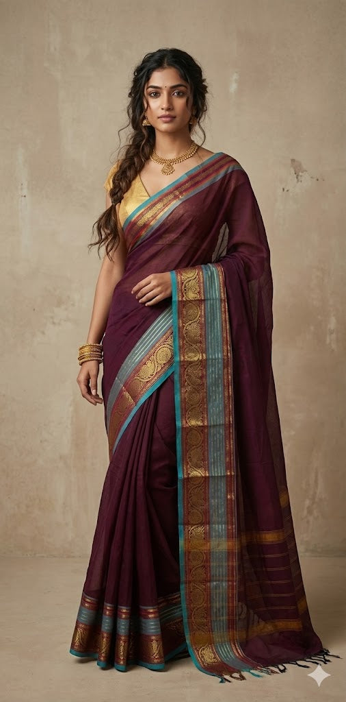 Kanchivaram cotton sarees, NO BP