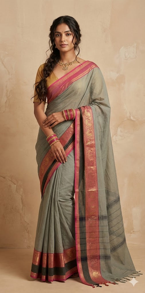 Kanchivaram cotton sarees, NO BP