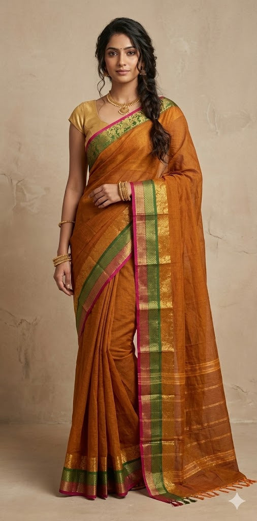 Kanchivaram cotton sarees, NO BP